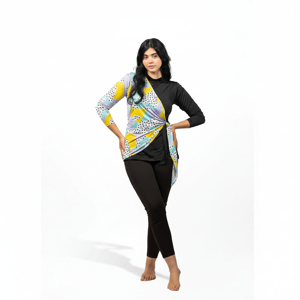 butterfly burkini top and pants