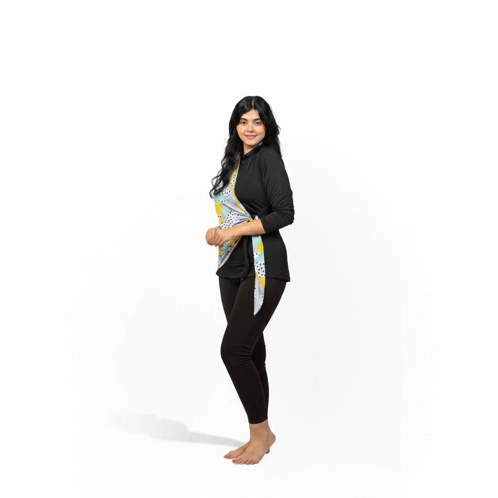 butterfly burkini top and pants 
