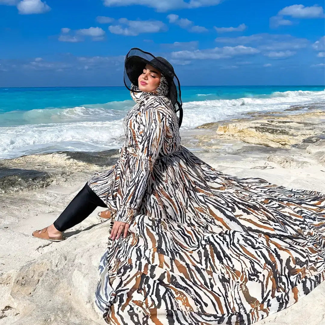 golden leaves burkini full set - qudra